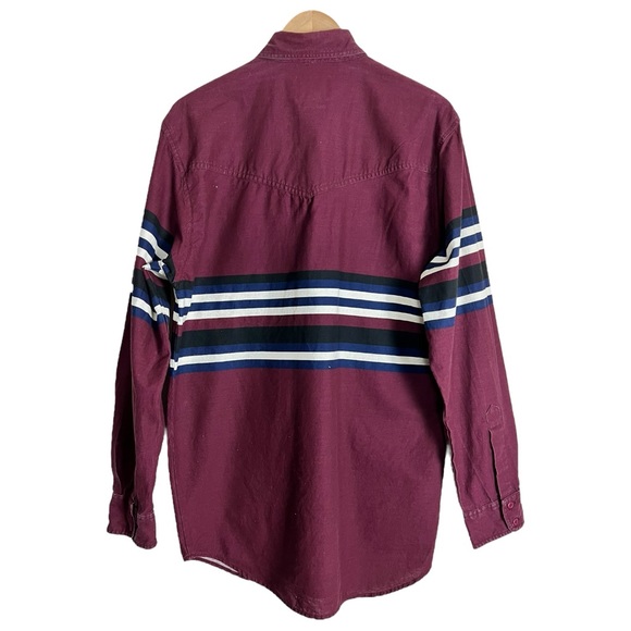 Vintage Wrangler Frontier Series Western Button-Down Shirt Size Medium - Picture 4 of 10